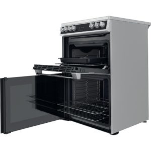 Hotpoint HDT67V9H2CX/UK Double 60cm Electric Cooker - Inox - Image 4