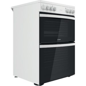 Indesit ID67V9KMW/UK Double Cooker - White - Image 3