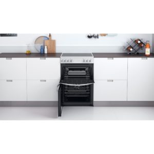 Indesit ID67V9KMW/UK Double Cooker - White - Image 7