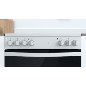 Indesit ID67V9KMW/UK Double Cooker - White - Image 8