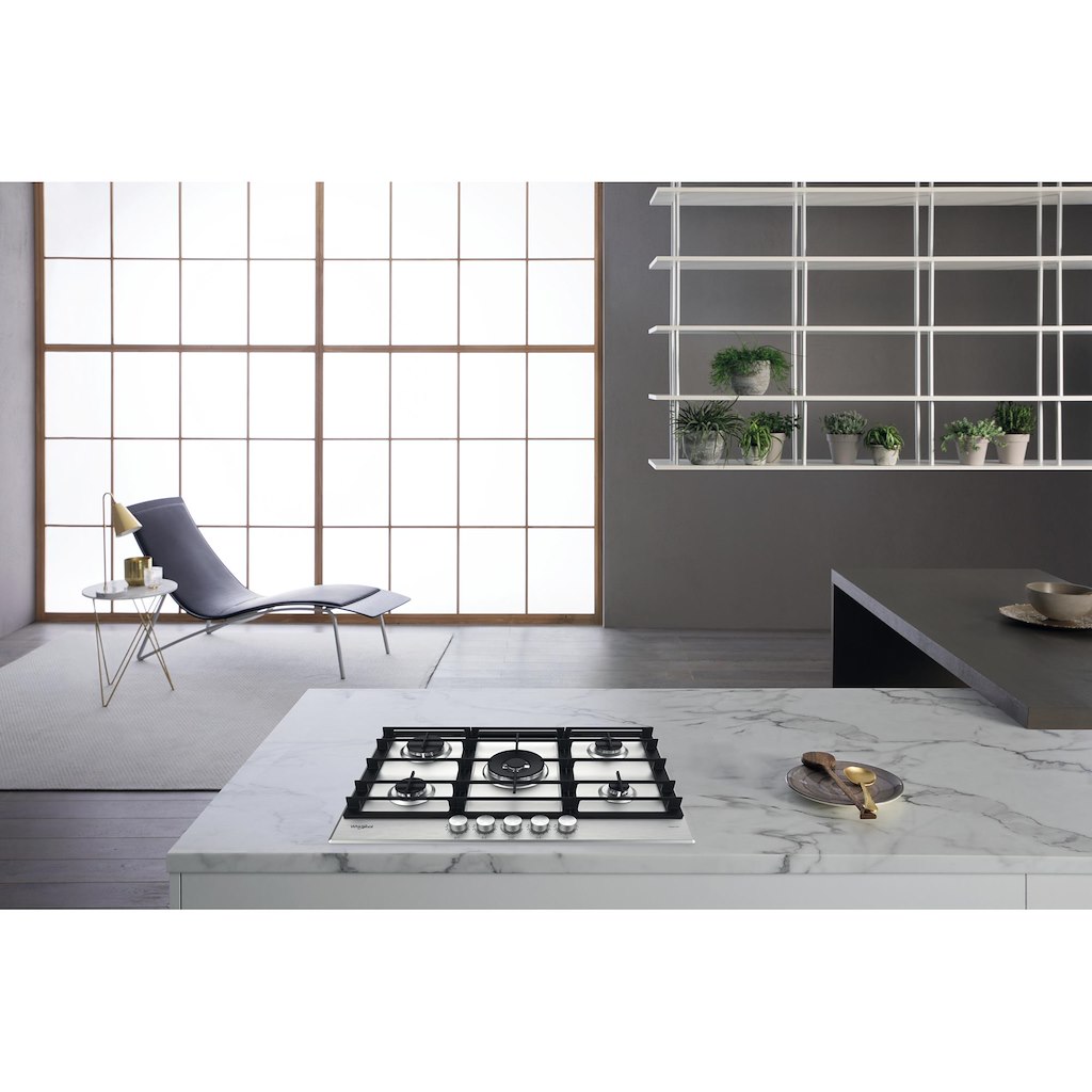 Whirlpool GMWL 758/IXL Gas Hob 5 Burners 75cm - Inox - Image 2