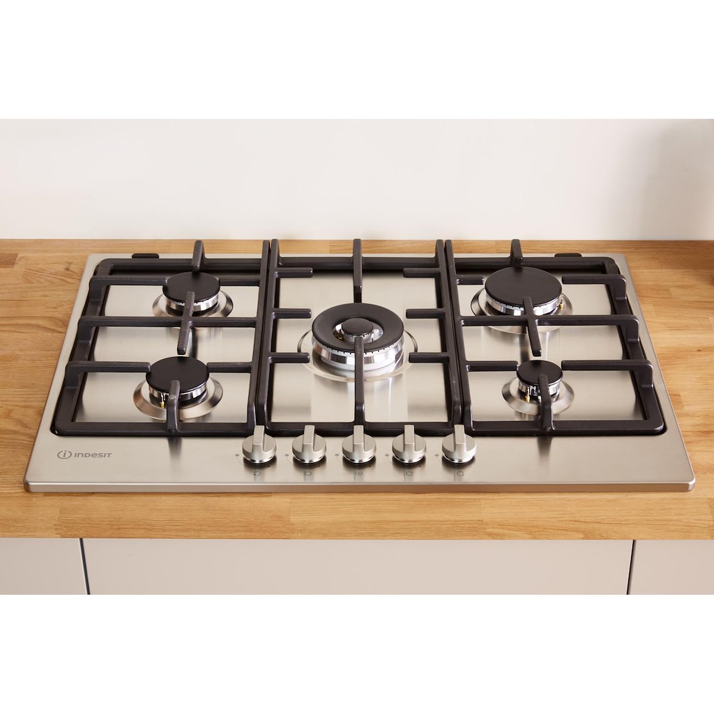 Indesit THP 751 W/IX/I Hob - Stainless Steel - Image 2