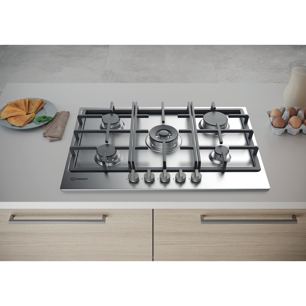 Indesit THP 751 W/IX/I Hob - Stainless Steel - Image 3