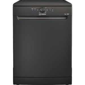 Indesit Dishwasher: full size, black colour - D2F HK26 B UK - Image 3