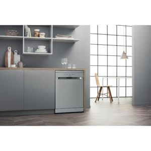 Hotpoint Full Size Freestanding Dishwasher - Inox - 14 Place Settings  - E rated - H2F HL626 X UK - Image 5