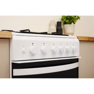 Indesit ID5G00KMW/UK Cooker - White - Image 9