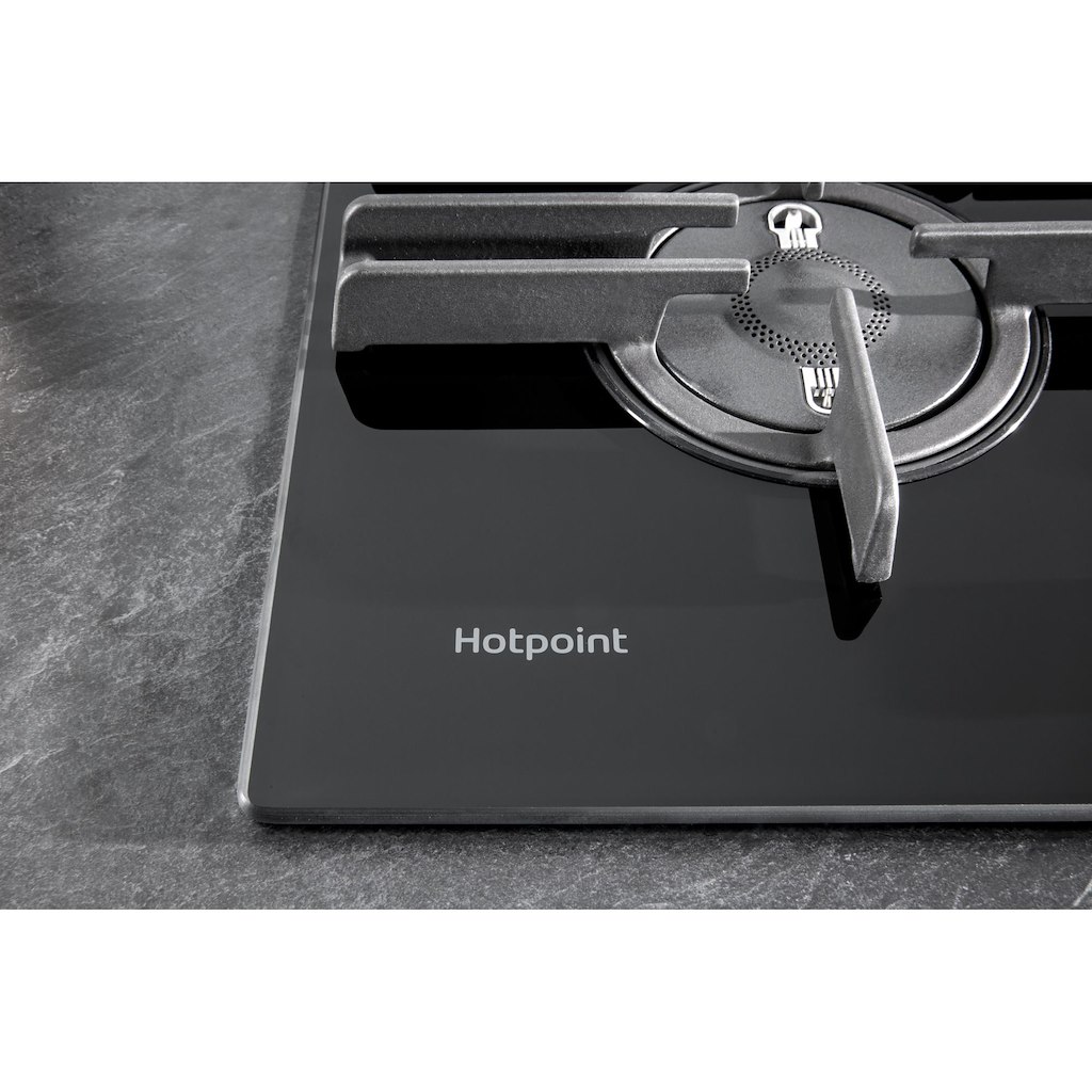 Hotpoint FTGHG 751 D/H BK Gas Hob - Black - Image 5