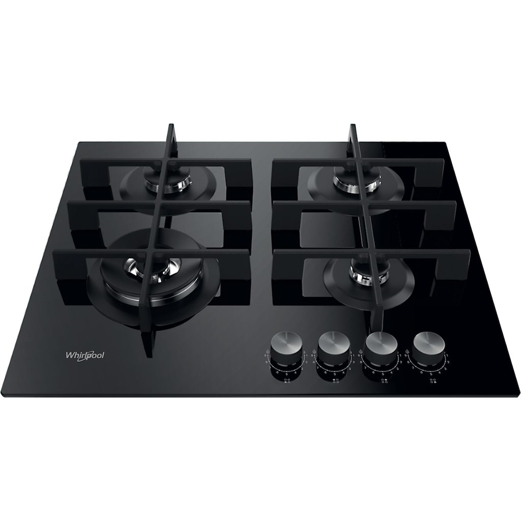 Whirlpool GOWL 628/NB W Collection Hob 4 Burners 60cm - Black - Image 2