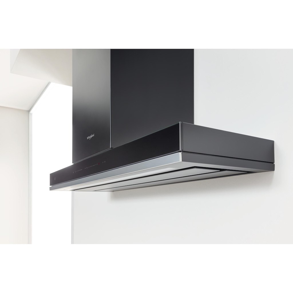 Whirlpool WHSS 90F L T C K W Collection Cooker Hood 90cm - Black - Image 3
