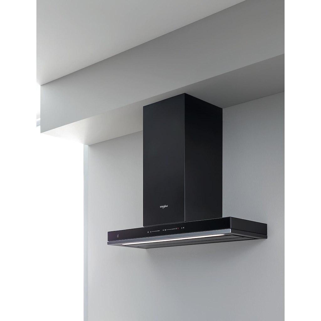 Whirlpool WHSS 90F L T C K W Collection Cooker Hood 90cm - Black - Image 7