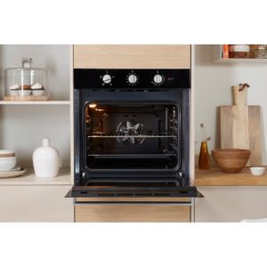 Indesit IFW 6330 BL UK Electric Single Built-In Oven - Black - Image 6