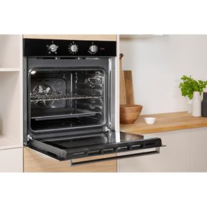 Indesit IFW 6330 BL UK Electric Single Built-In Oven - Black - Image 8