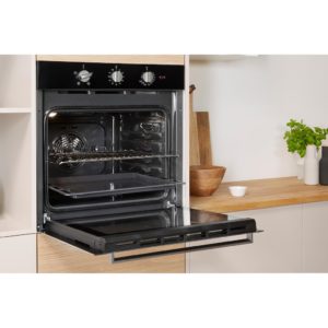 Indesit IFW 6330 BL UK Electric Single Built-In Oven - Black - Image 9