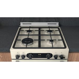 Hotpoint CD67G0C2CJ/UK Gas Cooker 60cm Double Oven - Jasmine - Image 6