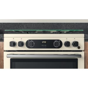 Hotpoint CD67G0C2CJ/UK Gas Cooker 60cm Double Oven - Jasmine - Image 8