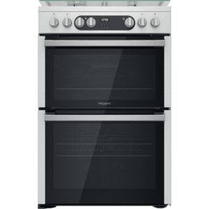 Hotpoint HDM67G9C2CX/U Electric Dual Fuel Double Cooker - Inox