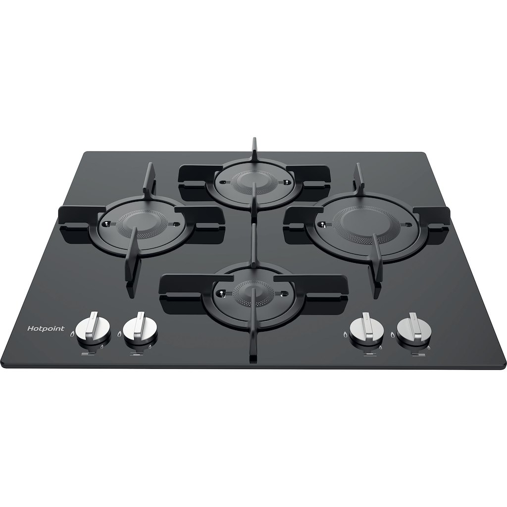 Hotpoint FTGHG 641 D/H BK Gas Hob - Black - Image 2