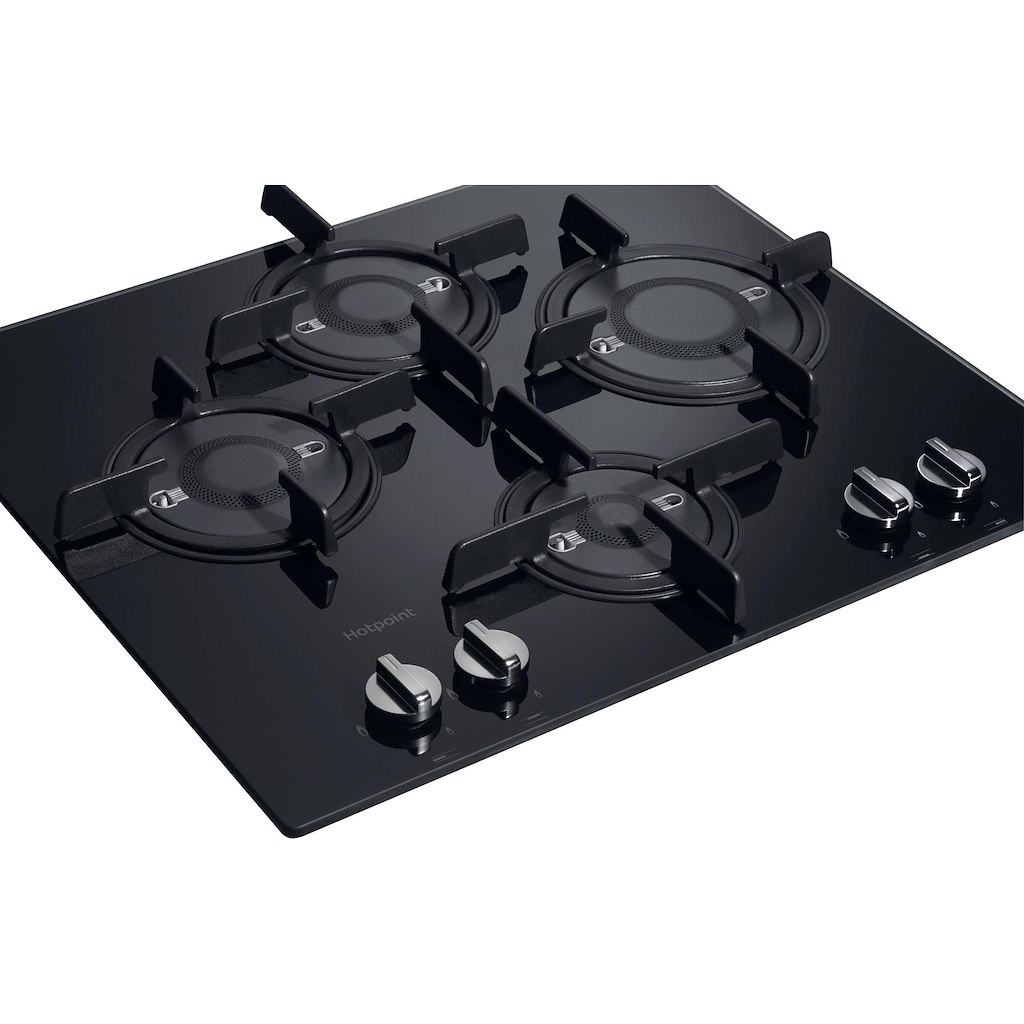 Hotpoint FTGHG 641 D/H BK Gas Hob - Black - Image 3