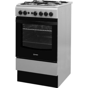 Indesit IS5G1PMSS/UK Cooker - Silver - Image 3