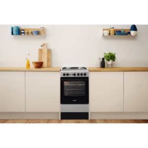 Indesit IS5G1PMSS/UK Cooker - Silver - Image 5