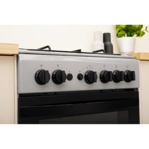 Indesit IS5G1PMSS/UK Cooker - Silver - Image 9