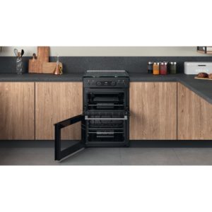 Hotpoint CD67G0C2CA/UK Gas Freestanding 60cm Double Cooker - Dark Grey - Image 7