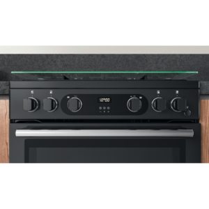 Hotpoint CD67G0C2CA/UK Gas Freestanding 60cm Double Cooker - Dark Grey - Image 8