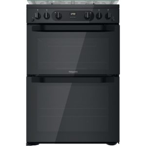 Hotpoint HDM67G0CCB/UK Double Cooker - Black