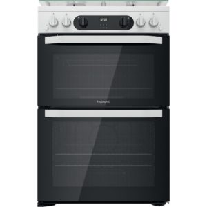 Hotpoint HDM67G0CCW/UK Double Cooker - White