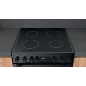 Hotpoint HDM67V9CMB/UK Electric Ceramic Double Cooker - Black - Image 6