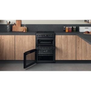 Hotpoint HDM67V9CMB/UK Electric Ceramic Double Cooker - Black - Image 7