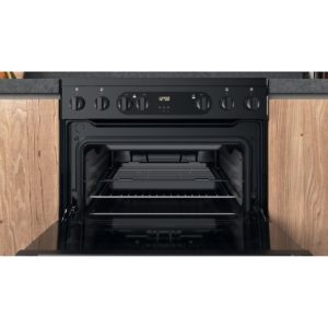 Hotpoint HDM67V9CMB/UK Electric Ceramic Double Cooker - Black - Image 10