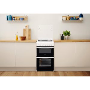 Indesit ID5G00KMW/UK /L Cooker - White - Image 5