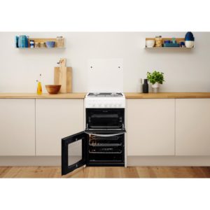 Indesit ID5G00KMW/UK /L Cooker - White - Image 6