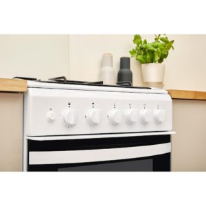 Indesit ID5G00KMW/UK /L Cooker - White - Image 9