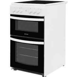 Indesit ID5V92KMW/UK Cooker - White - Image 2