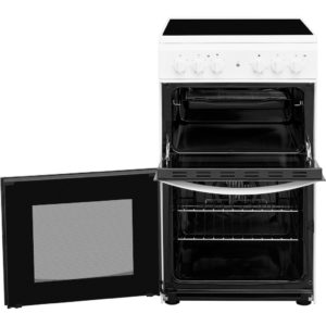 Indesit ID5V92KMW/UK Cooker - White - Image 3