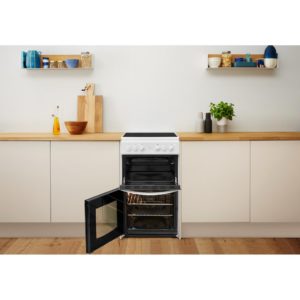 Indesit ID5V92KMW/UK Cooker - White - Image 5