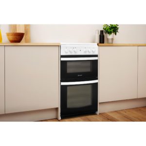 Indesit ID5V92KMW/UK Cooker - White - Image 6