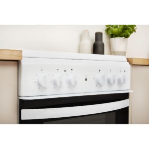 Indesit ID5V92KMW/UK Cooker - White - Image 7