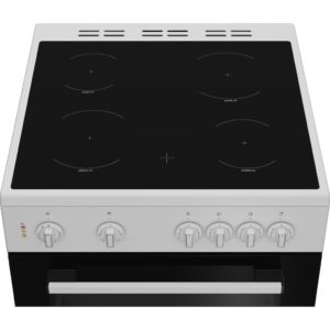 Indesit IT60V9KMWUK Freestanding Double Electric Cooker - White