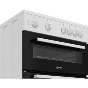 Indesit IT60V9KMWUK Freestanding Double Electric Cooker - White - Image 3