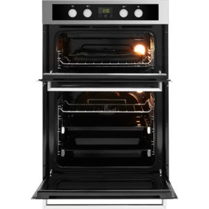 Whirlpool AKL 309 IX Built-In Double Oven in Inox and Black - Image 2