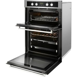 Whirlpool AKL 309 IX Built-In Double Oven in Inox and Black - Image 4