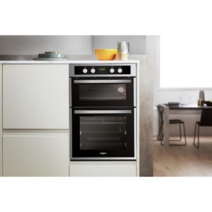 Whirlpool AKL 309 IX Built-In Double Oven in Inox and Black - Image 5