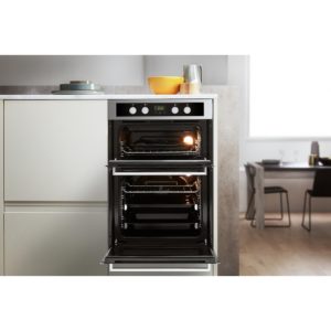 Whirlpool AKL 309 IX Built-In Double Oven in Inox and Black - Image 6