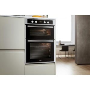 Whirlpool AKL 309 IX Built-In Double Oven in Inox and Black - Image 7