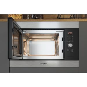 Hotpoint MF25G IX H Built-In Compact Microwave Oven - Inox - Image 6