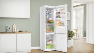 Bosch KGN39AWCTG, Free-standing fridge-freezer with freezer at bottom - Image 2