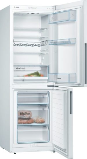 Bosch KGV336WEAG, Free-standing fridge-freezer with freezer at bottom - Image 2